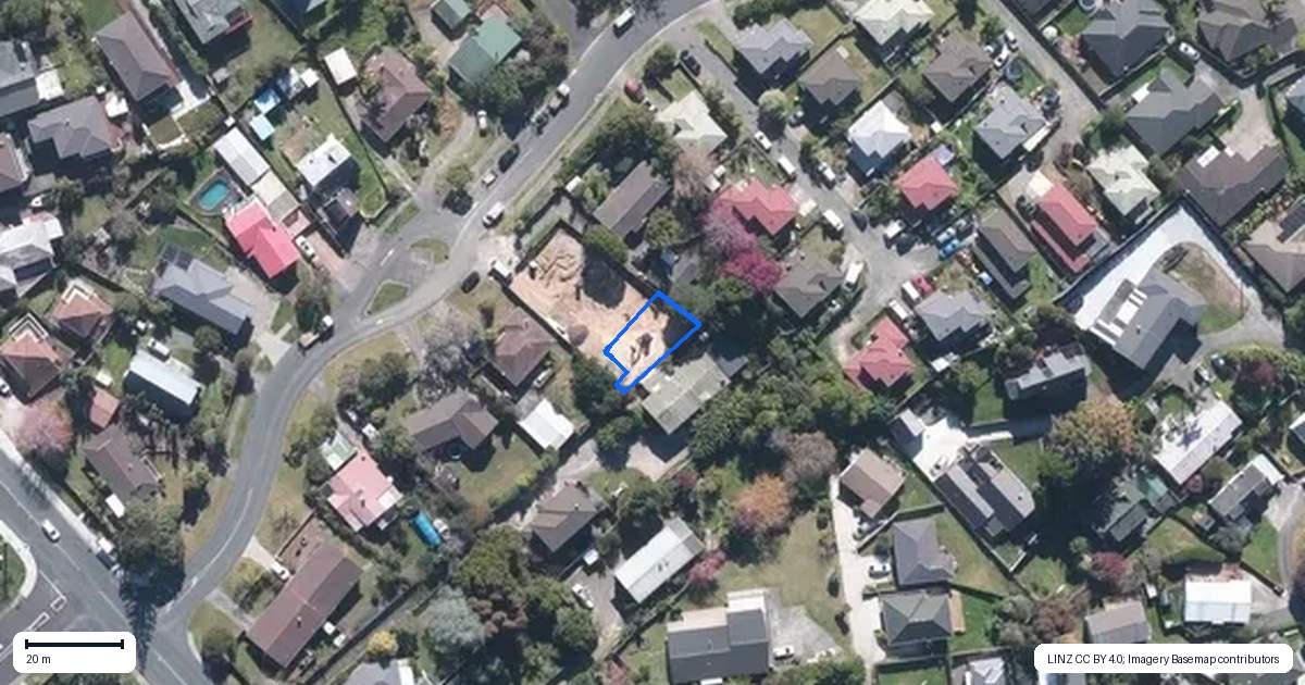 Property context map for 9D Sari Place, Massey, Auckland