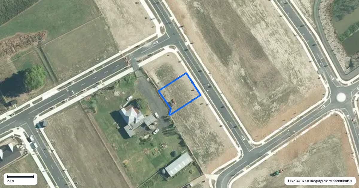 Property context map for 7 Kakano Street, Clevedon
