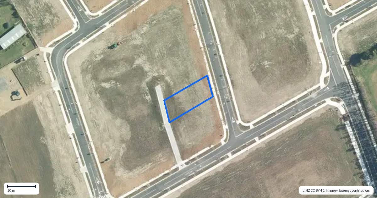 Property context map for 52 Kakano Street, Clevedon