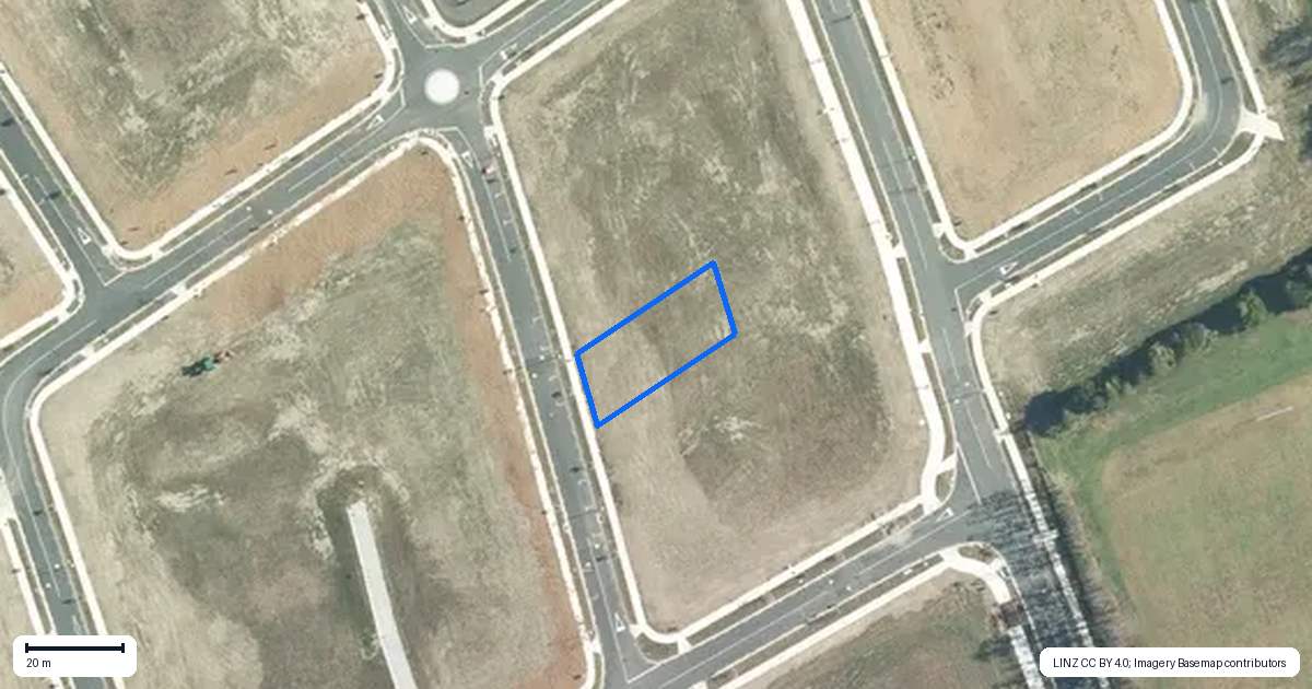 Property context map for 51 Kakano Street, Clevedon
