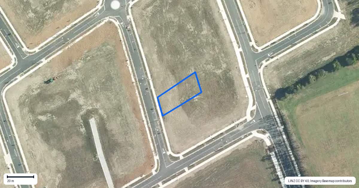 Property context map for 53 Kakano Street, Clevedon