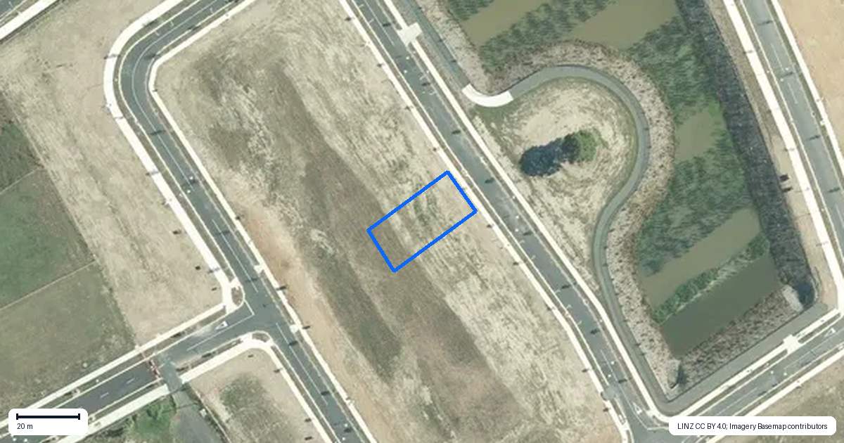 Property context map for 34 Kakano Street, Clevedon