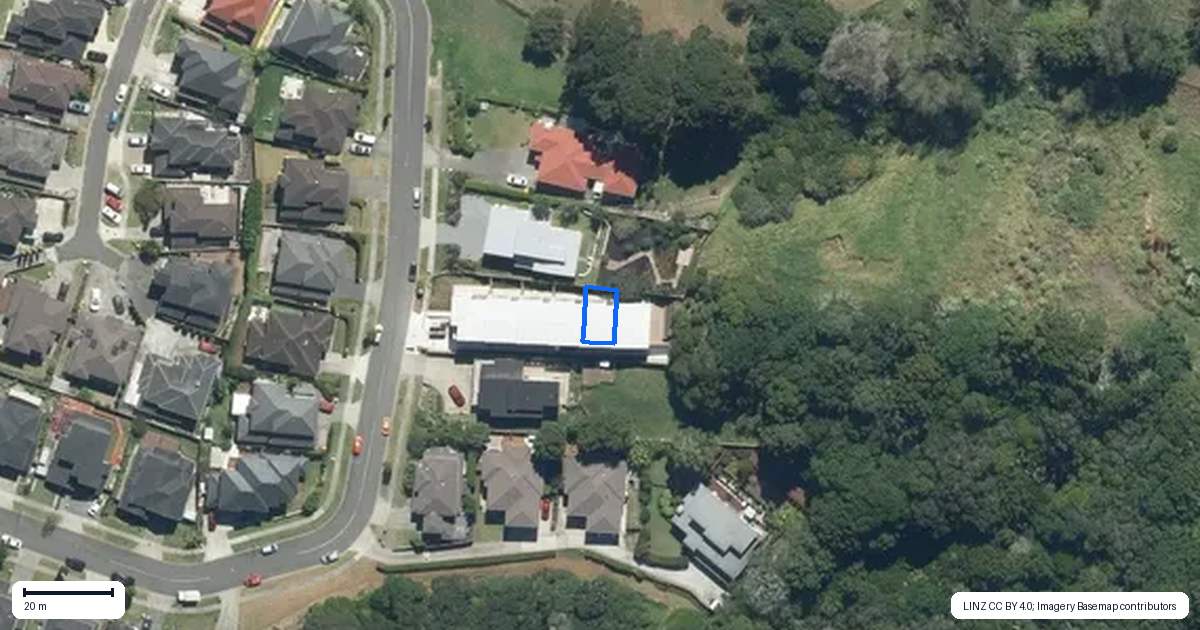 Property context map for 6E Ravello Rise, Flat Bush, Auckland