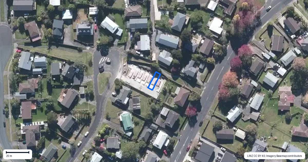 Property context map for 6/11 Kayle Glen, West Harbour, Auckland