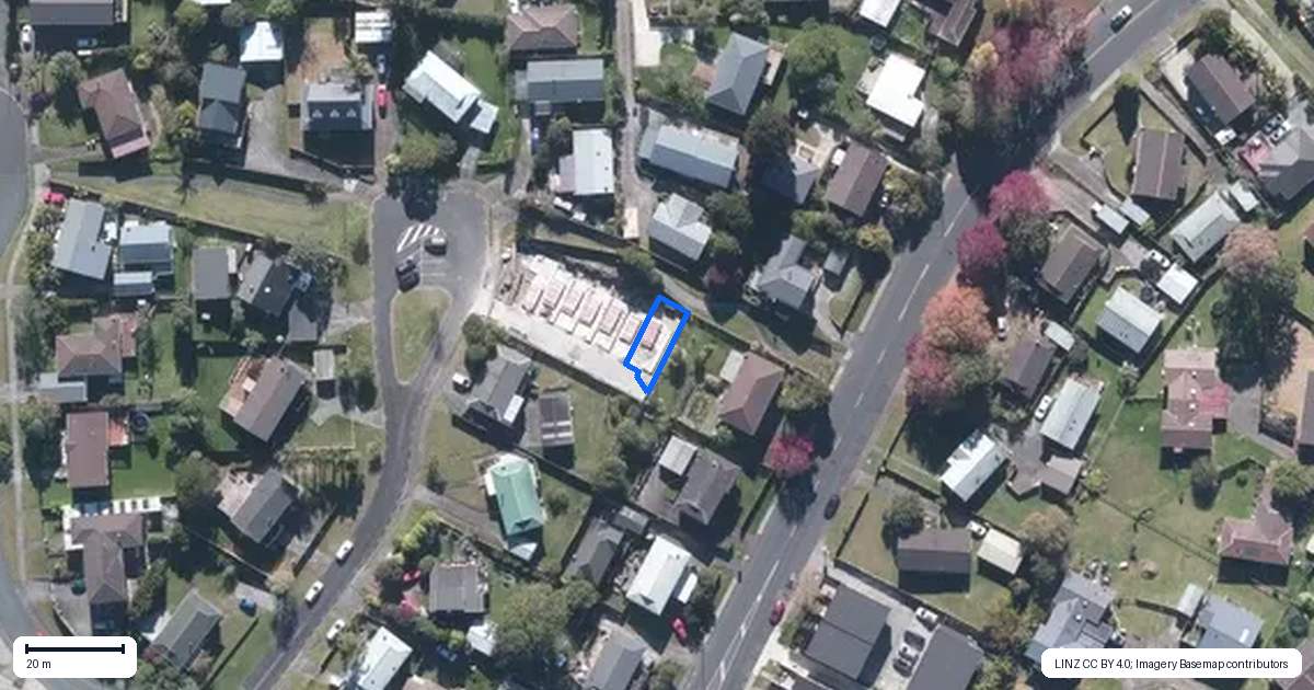 Property context map for 7/11 Kayle Glen, West Harbour, Auckland
