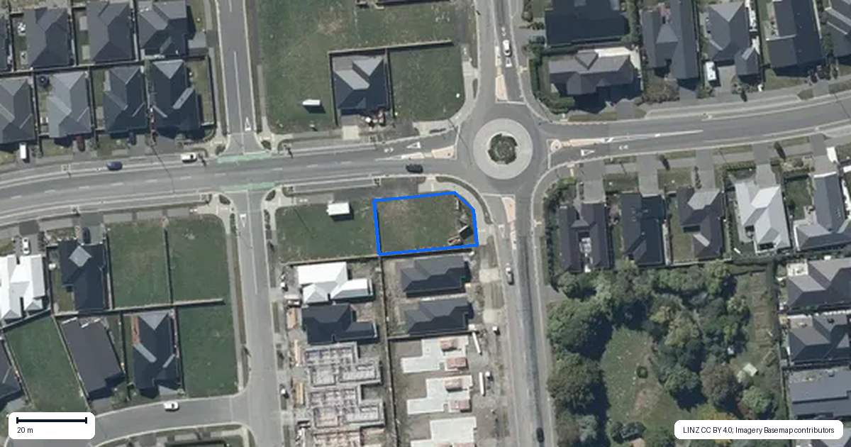 Property context map for 58 Whites Tramway Road, Halswell, Christchurch
