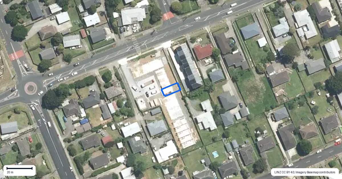 Property context map for 9/108 Mahia Road, Manurewa, Auckland