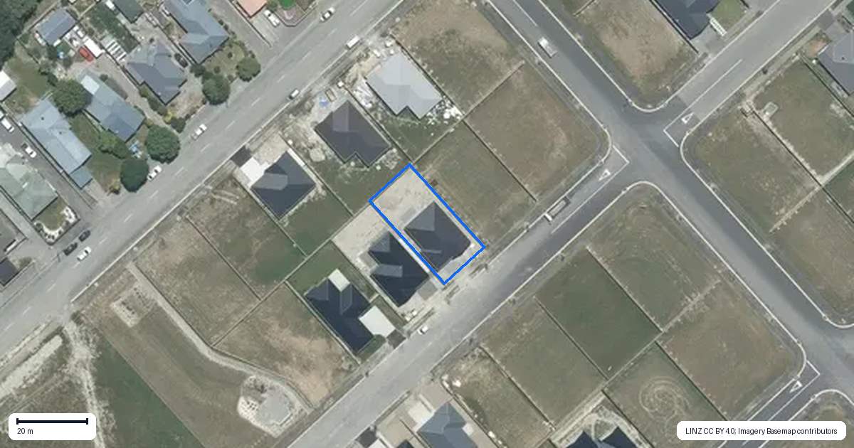 Property context map for 48 Strowan Avenue, Elgin, Ashburton