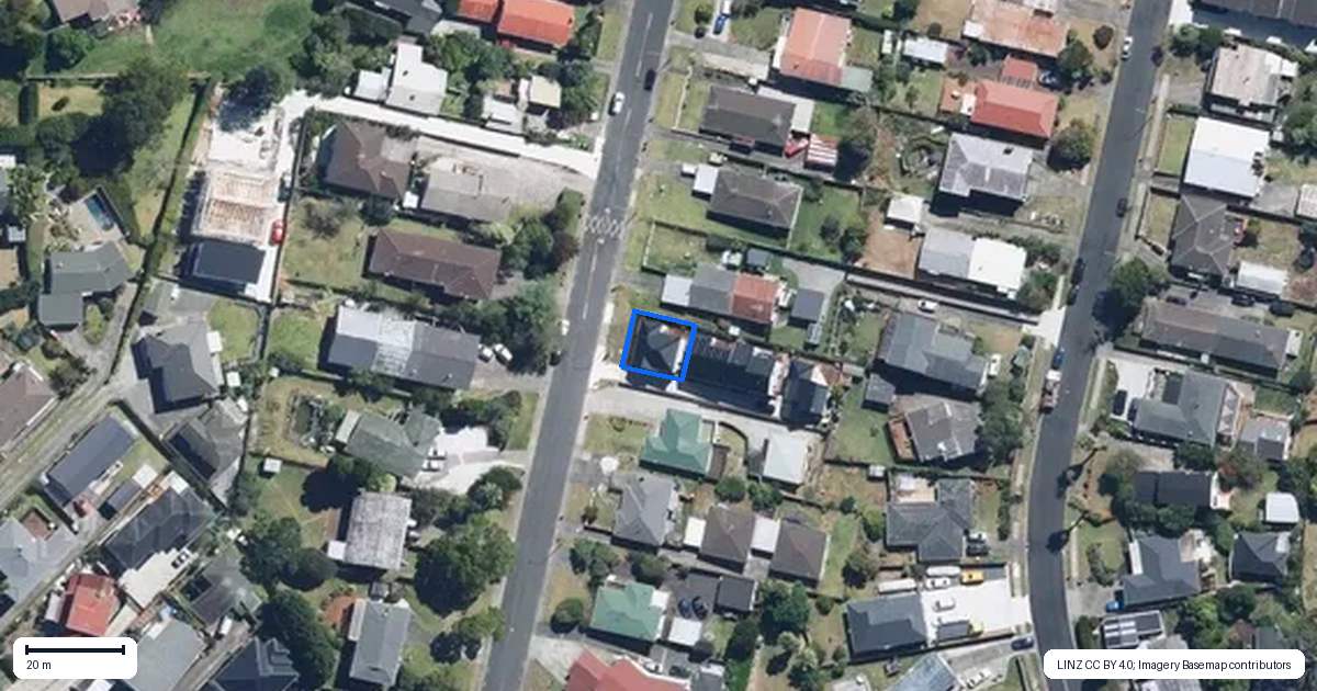 Property context map for 38A Udys Road, Pakuranga, Auckland