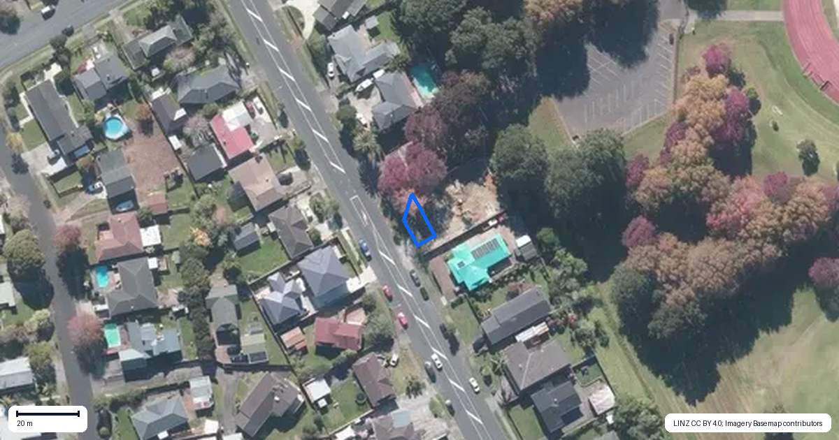 Property context map for 38A Cascades Road, Pakuranga Heights, Auckland