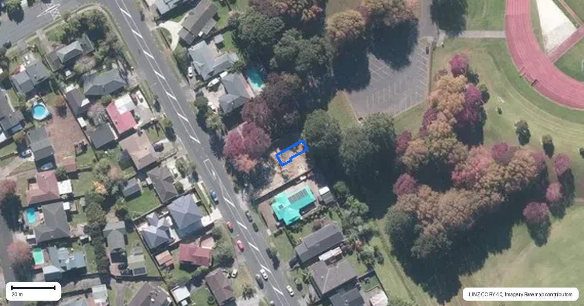 Property context map for 38D Cascades Road, Pakuranga Heights, Auckland