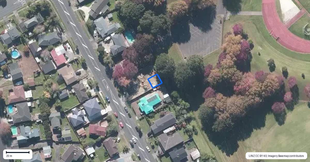 Property context map for 38E Cascades Road, Pakuranga Heights, Auckland