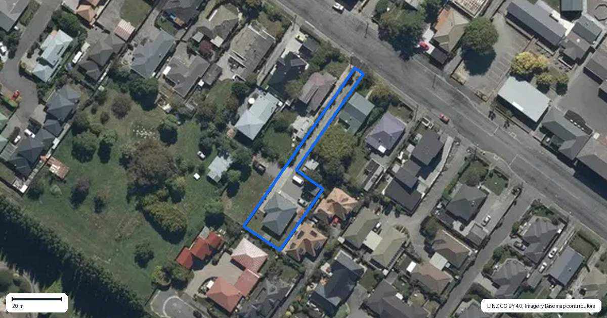 Property context map for 35 Vagues Road, Northcote, Christchurch
