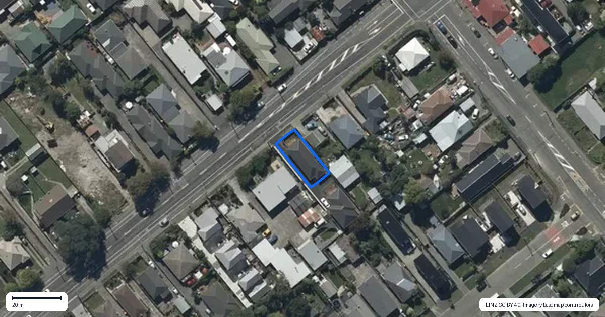 Property context map for 98 Milton Street, Somerfield, Christchurch