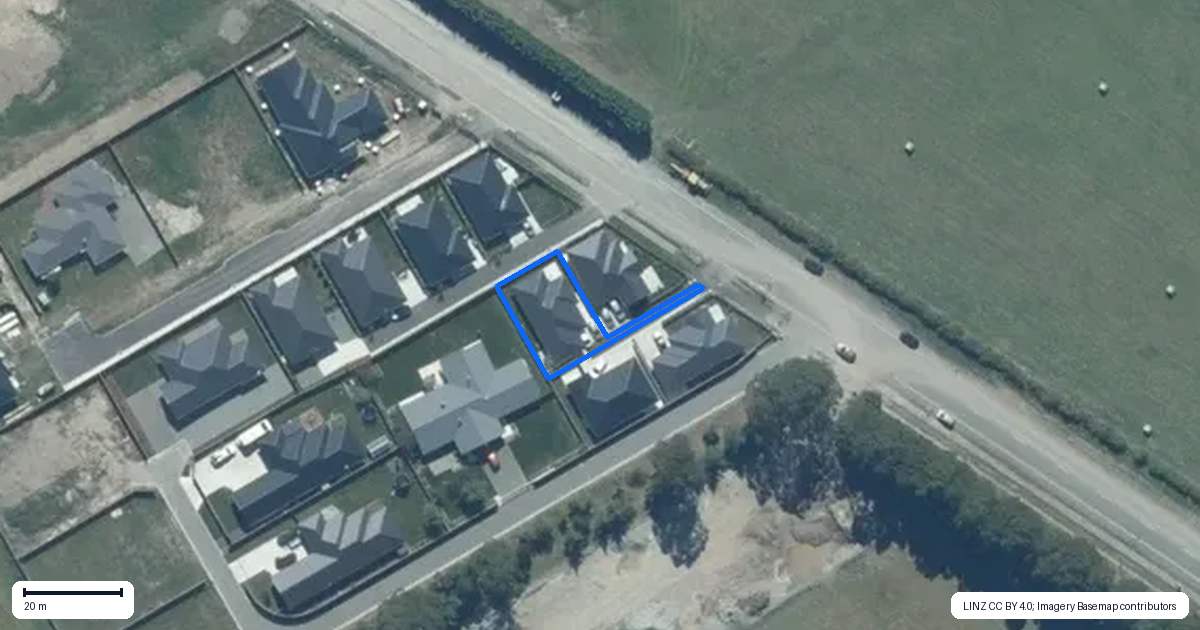 Property context map for 333 Lincoln Rolleston Road, Rolleston