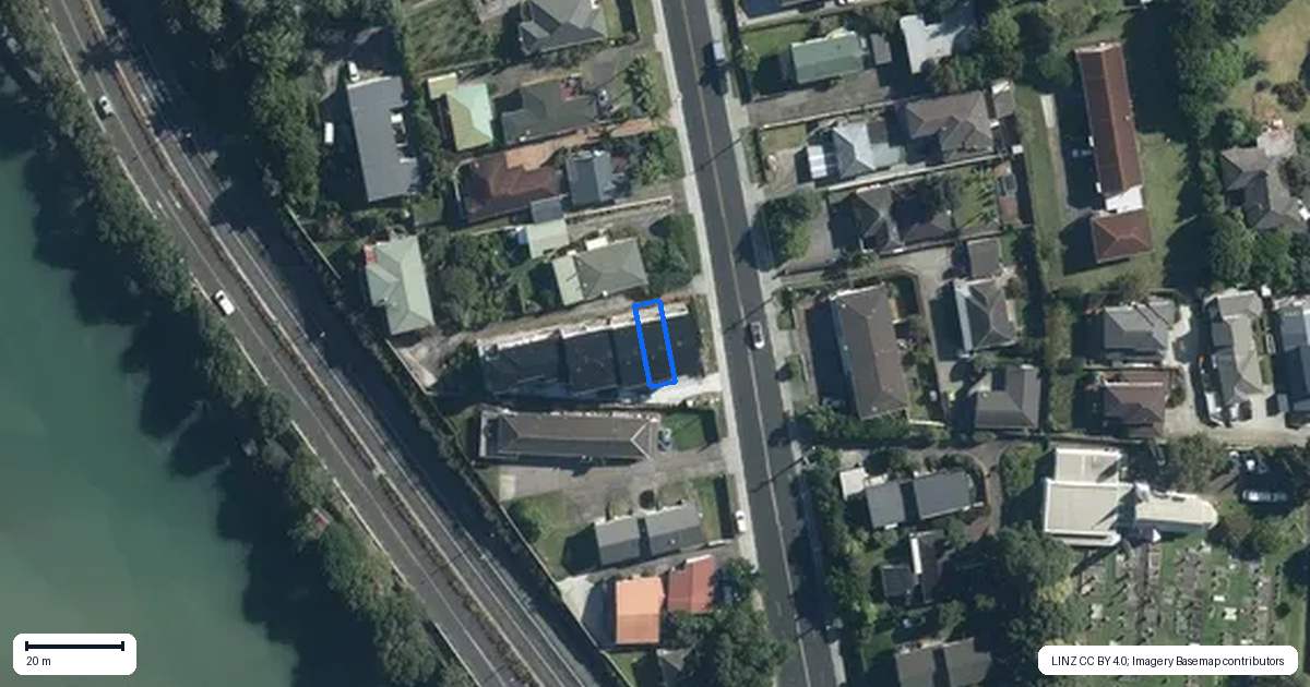 Property context map for 2/34 Church Crescent, Panmure, Auckland