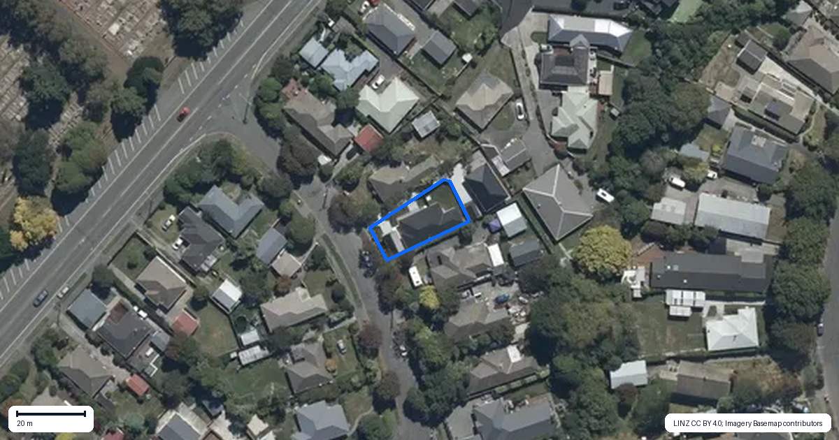 Property context map for 64 Wayside Avenue, Burnside, Christchurch