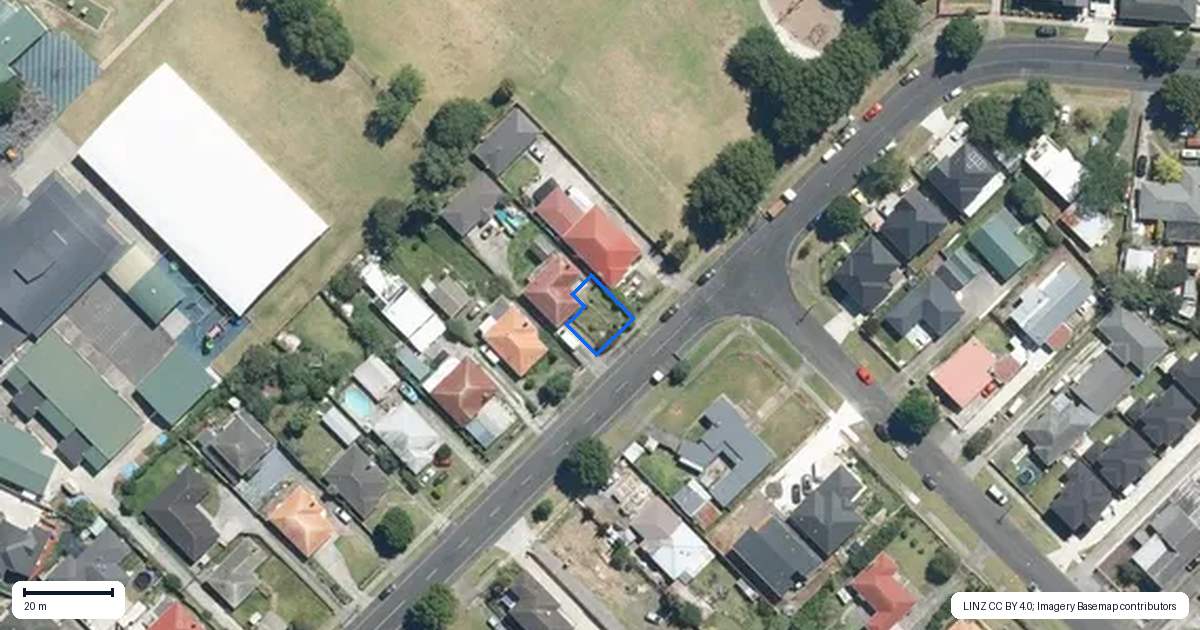 Property context map for 1/33 Milton Road, Papatoetoe, Auckland