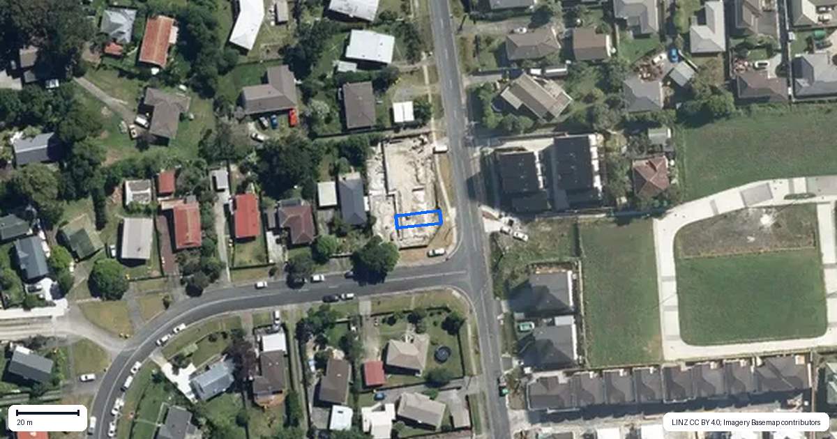 Property context map for 7/21 Hetherington Road, Ranui, Auckland