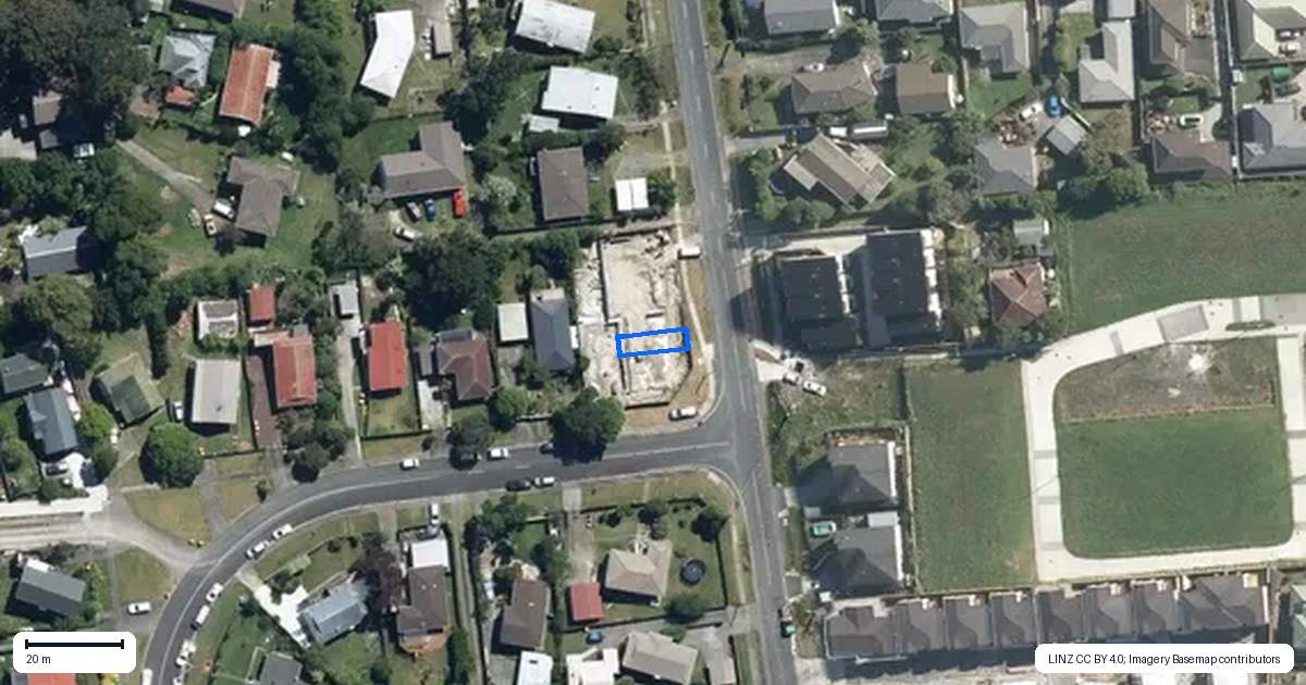 Property context map for 6/21 Hetherington Road, Ranui, Auckland