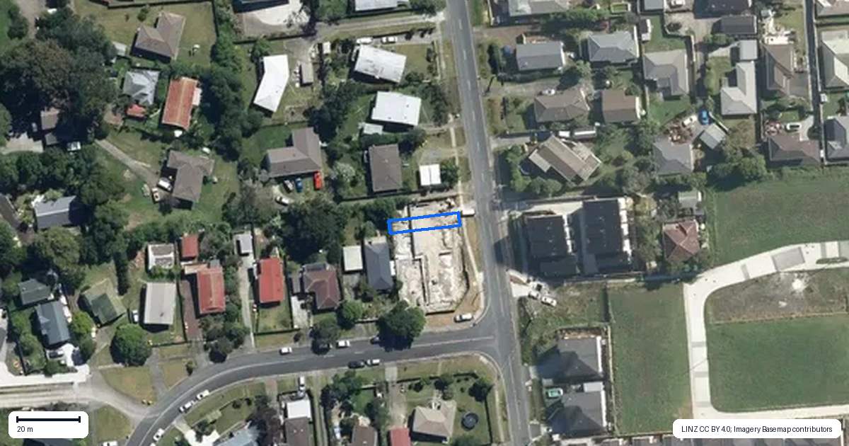 Property context map for 2/21 Hetherington Road, Ranui, Auckland