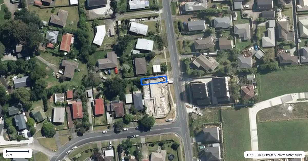 Property context map for 1/21 Hetherington Road, Ranui, Auckland