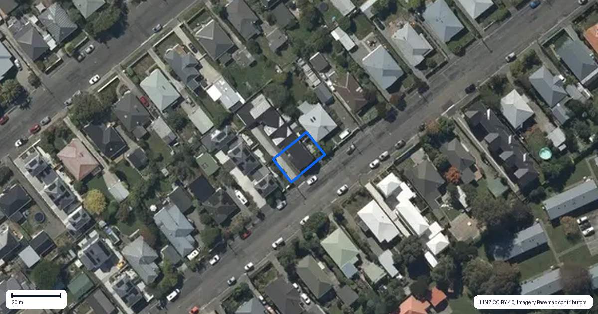 Property context map for 1/61 Bletsoe Avenue, Spreydon, Christchurch