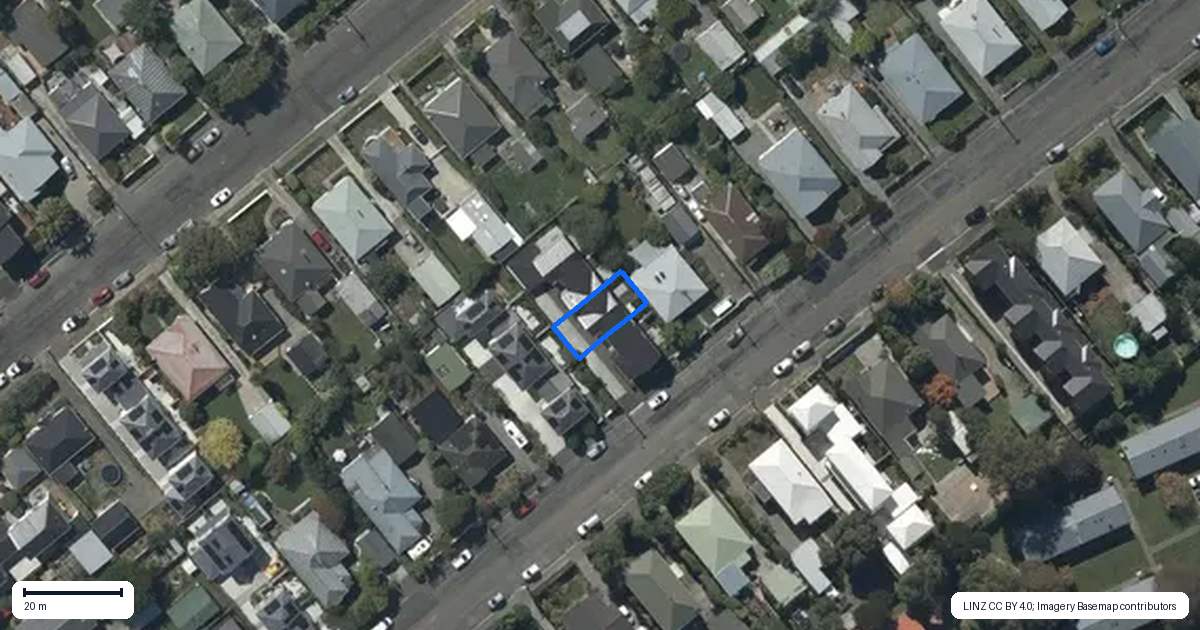 Property context map for 2/61 Bletsoe Avenue, Spreydon, Christchurch