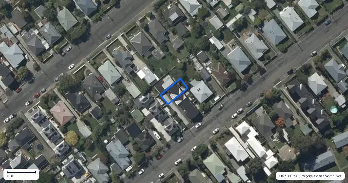 Property context map for 3/61 Bletsoe Avenue, Spreydon, Christchurch