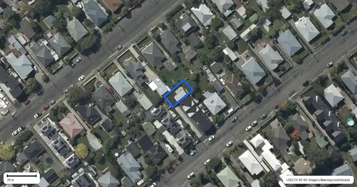 Property context map for 4/61 Bletsoe Avenue, Spreydon, Christchurch