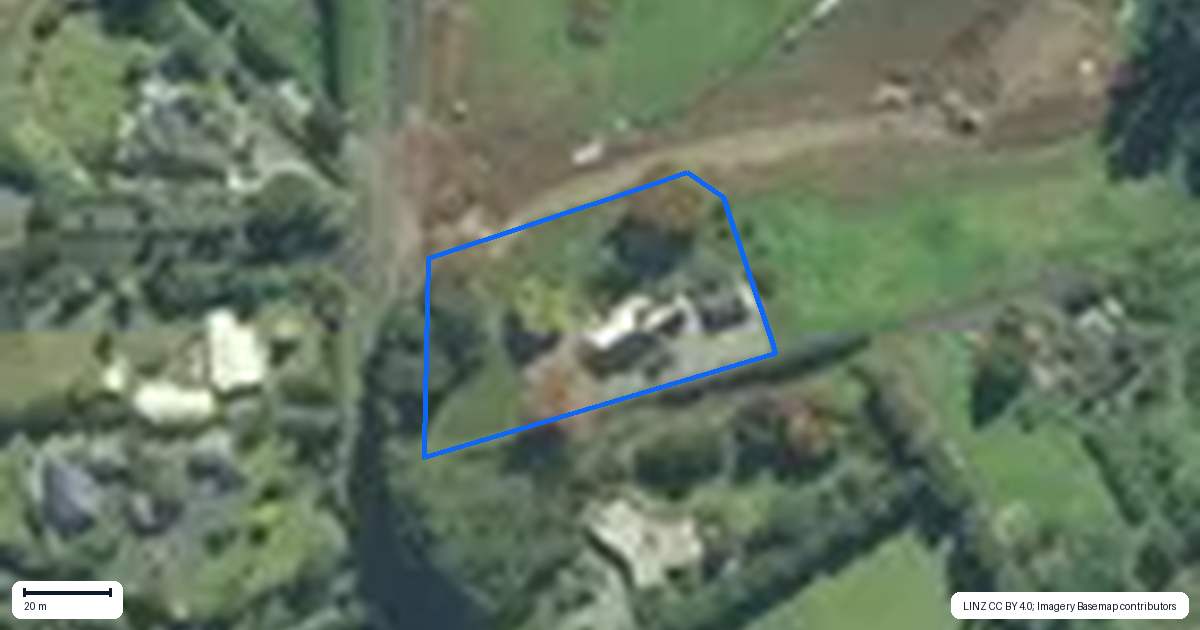 Property context map for 66 Access Road, Kerikeri