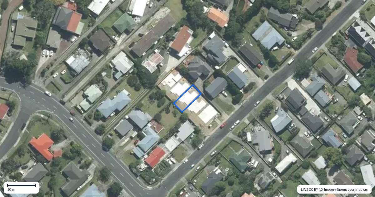 Property context map for 4D Bruce Road, Glenfield, Auckland