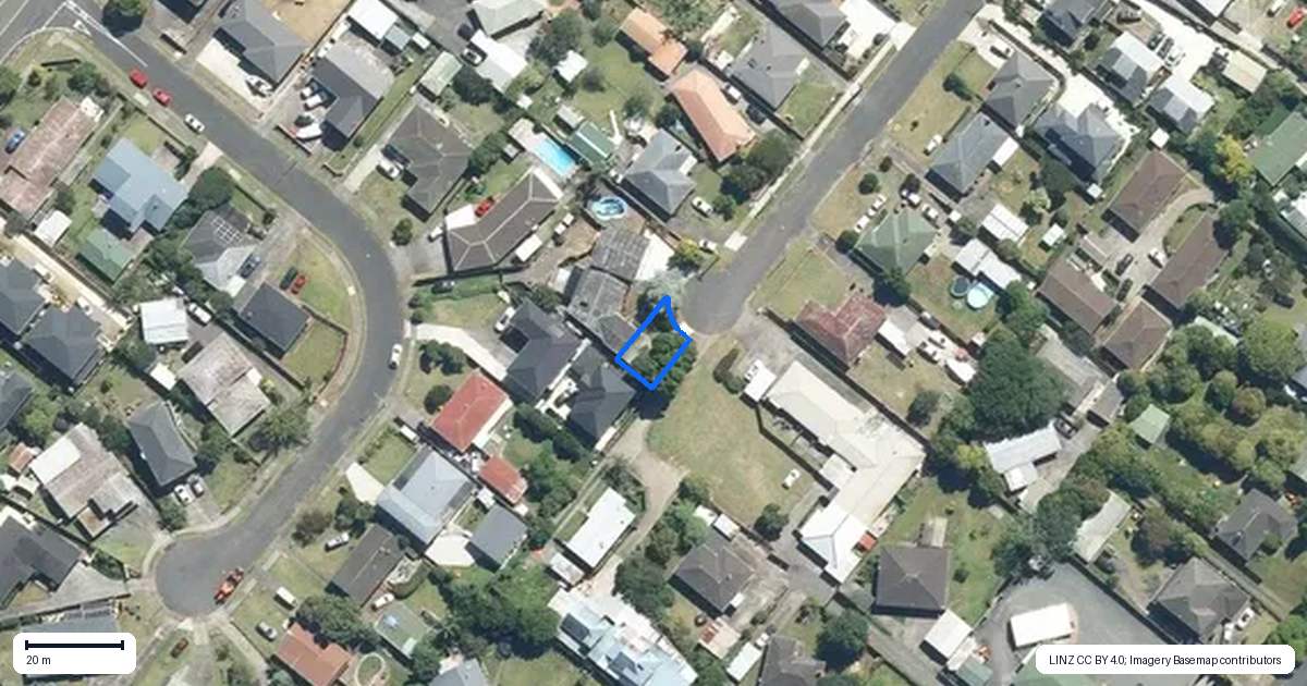 Property context map for 7/19 McDonald Road, Papatoetoe, Auckland