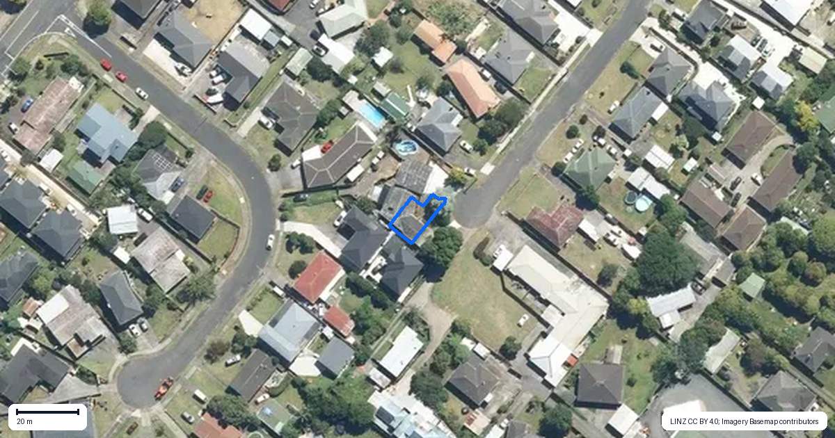 Property context map for 6/19 McDonald Road, Papatoetoe, Auckland