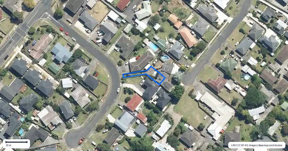 Property context map for 5/19 McDonald Road, Papatoetoe, Auckland