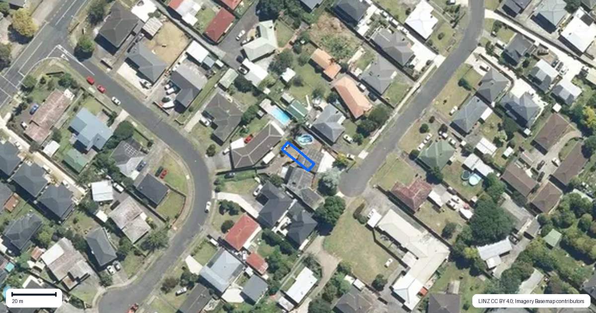 Property context map for 3/19 McDonald Road, Papatoetoe, Auckland