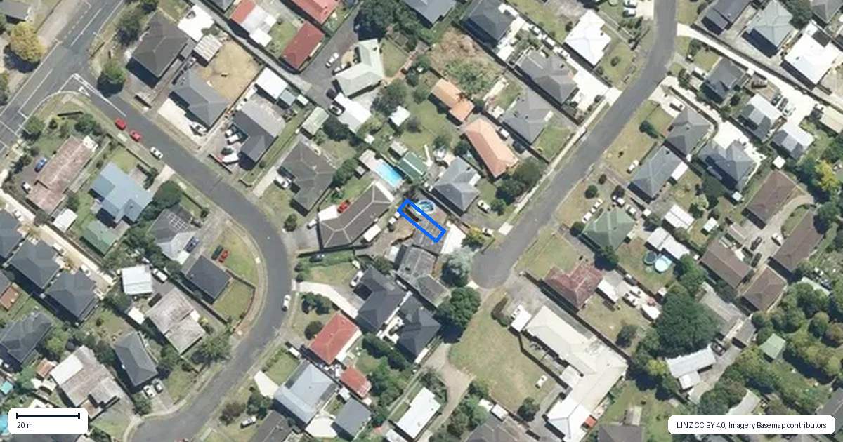 Property context map for 2/19 McDonald Road, Papatoetoe, Auckland
