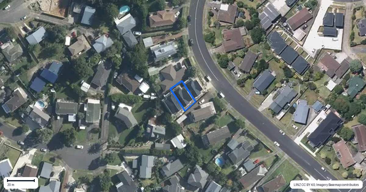 Property context map for 61B Marendellas Drive, Bucklands Beach, Auckland
