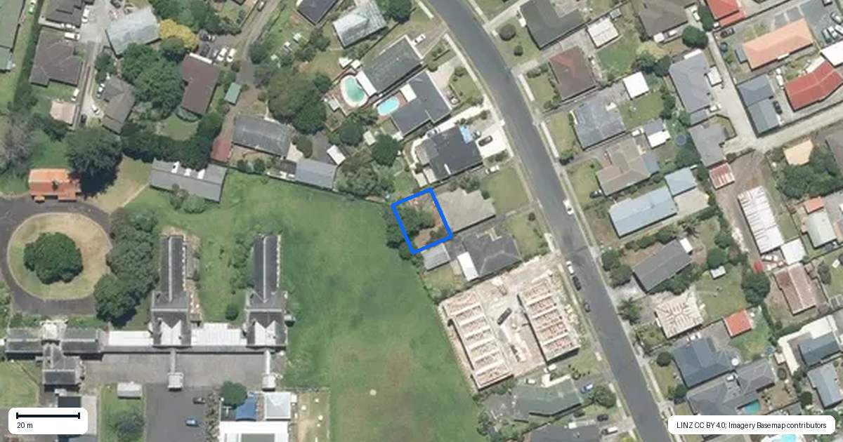 Property context map for 37C Ramsey Street, Papatoetoe, Auckland