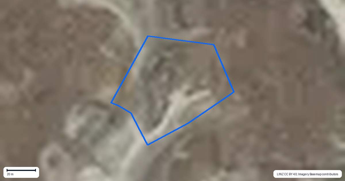 Property context map for 229 Black Rock Rise, Glendhu Bay, Wanaka