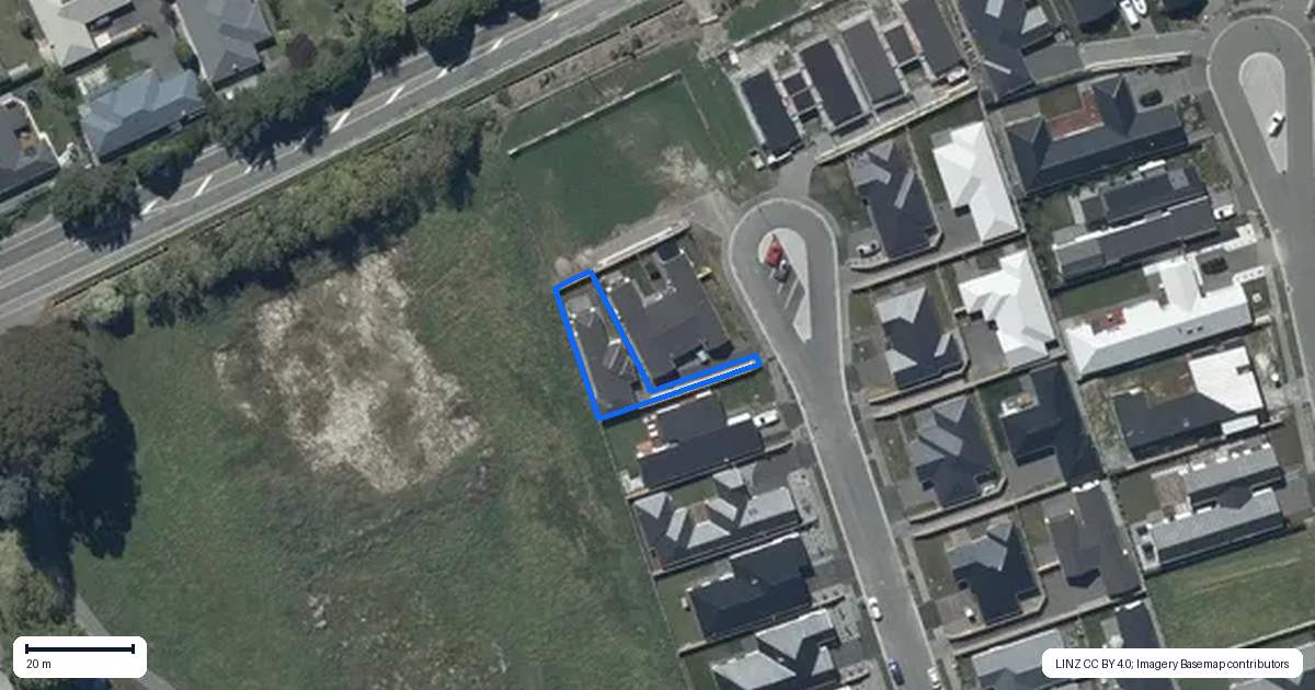 Property context map for 21 Eccles Place, Halswell, Christchurch