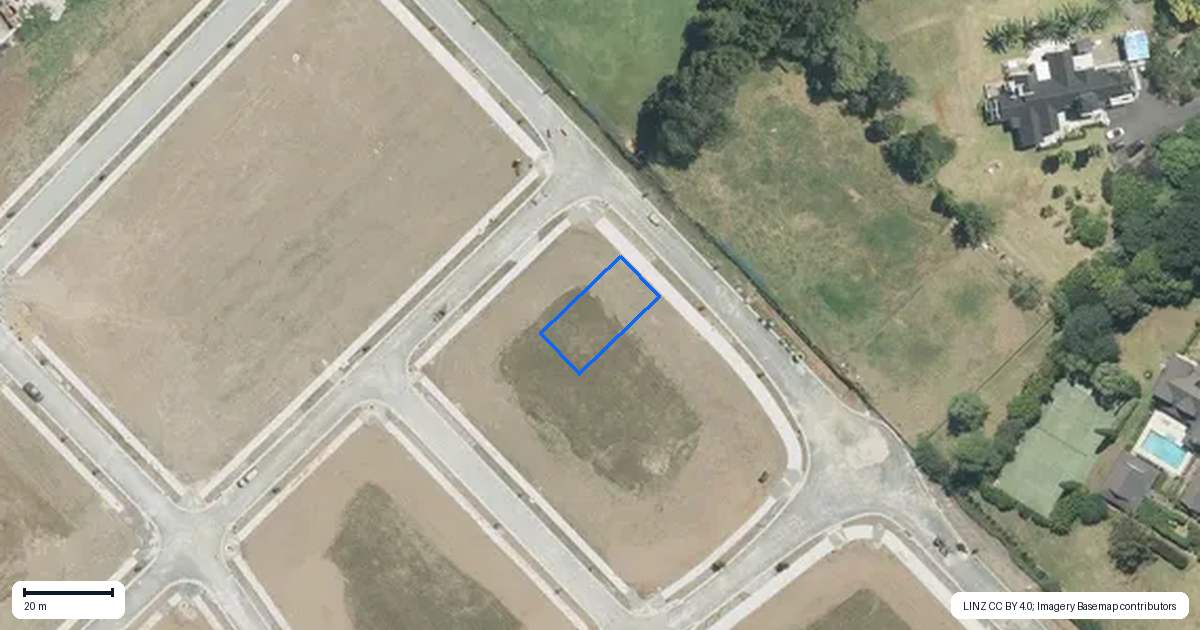 Property context map for 70 Papaka Road, Karaka, Papakura
