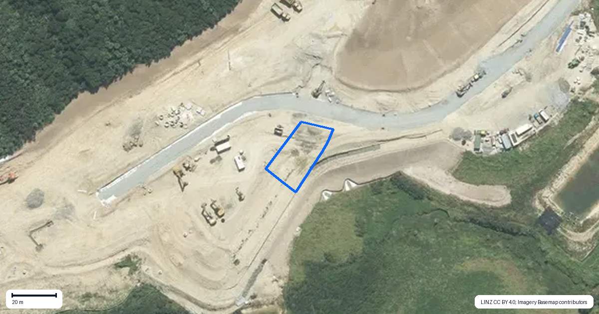 Property context map for 25 Streamview Way, Long Bay, Auckland