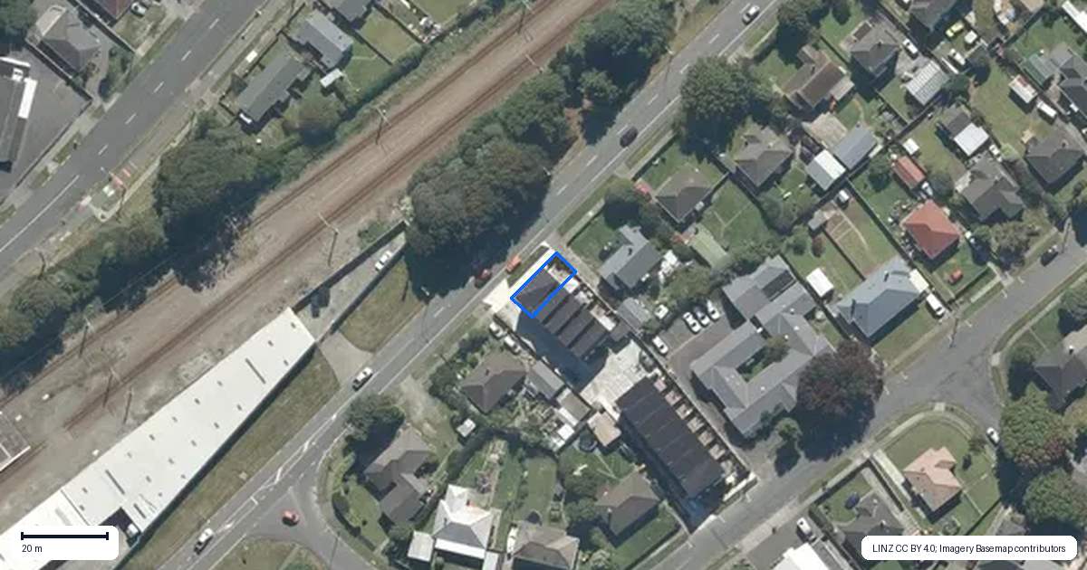 Property context map for 1/349 Cambridge Terrace, Naenae, Lower Hutt