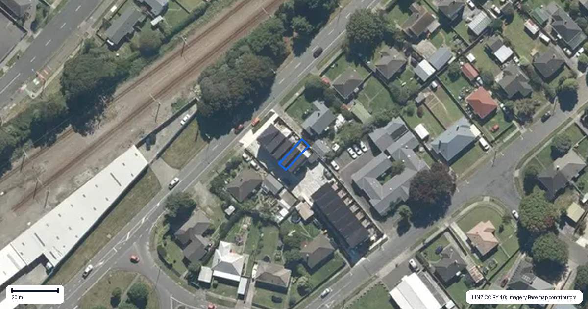 Property context map for 4/349 Cambridge Terrace, Naenae, Lower Hutt
