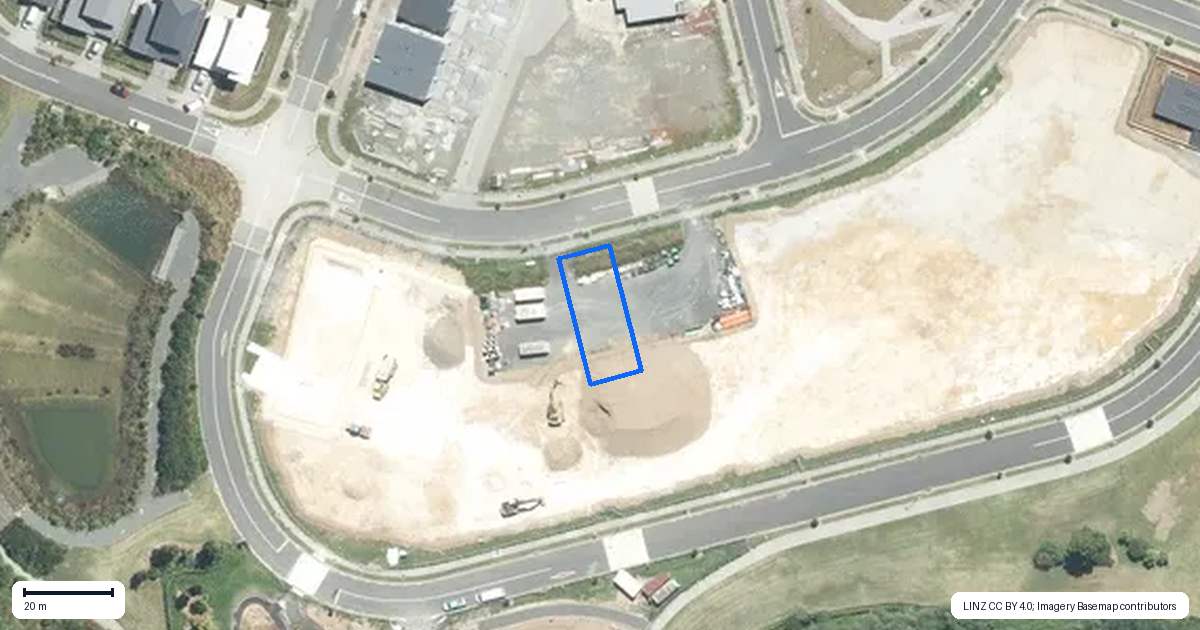Property context map for 132 Pepene Avenue, Takanini, Auckland
