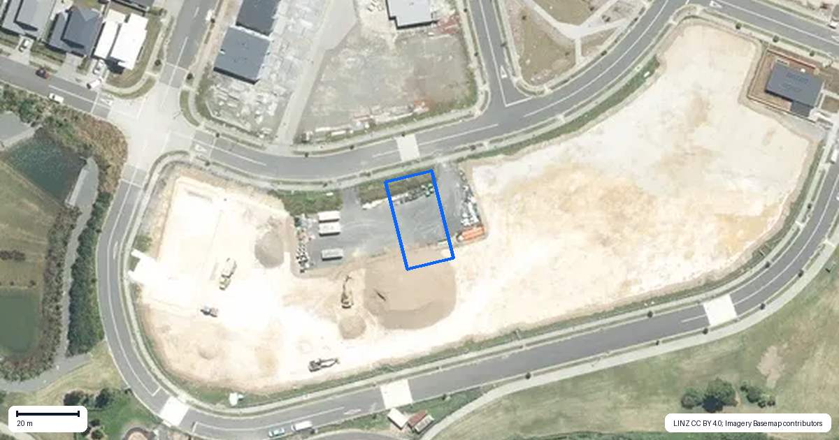 Property context map for 130 Pepene Avenue, Takanini, Auckland