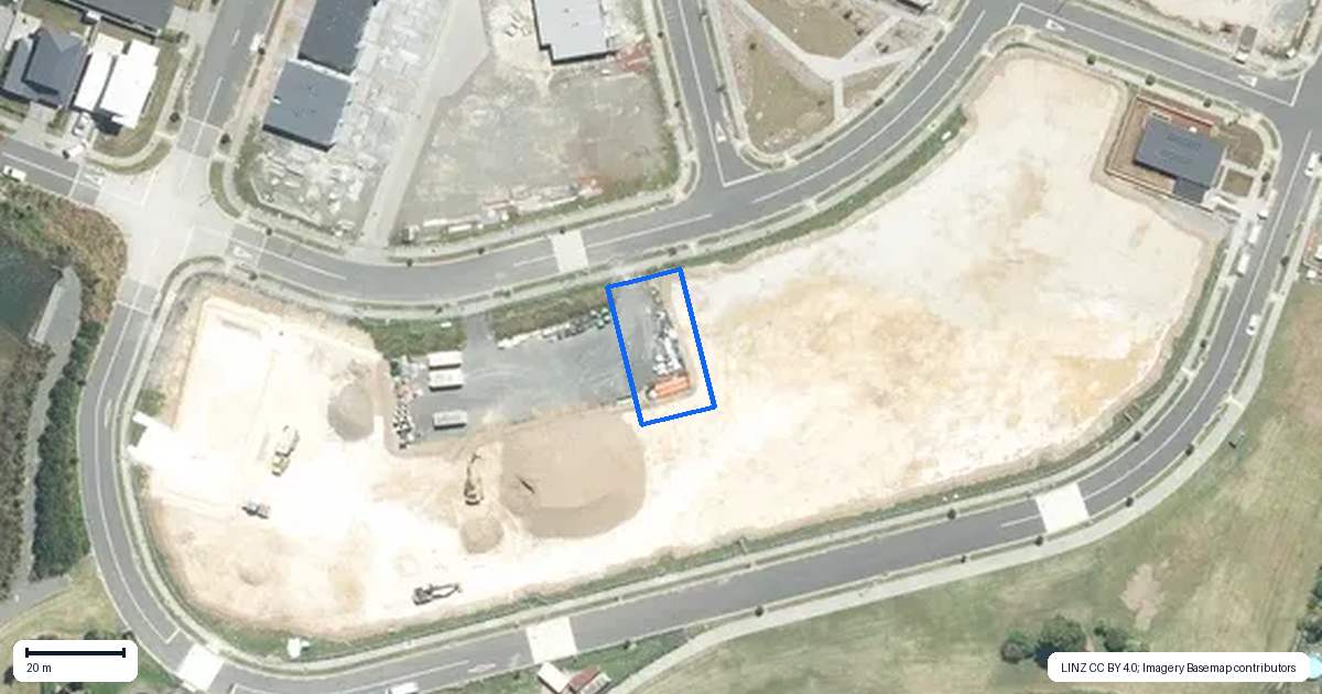 Property context map for 128 Pepene Avenue, Takanini, Auckland