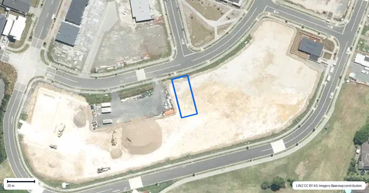Property context map for 126 Pepene Avenue, Takanini, Auckland