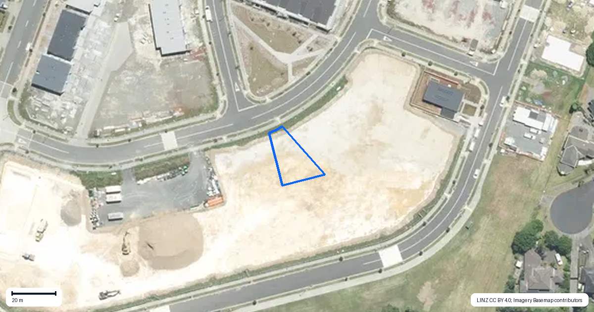 Property context map for 122 Pepene Avenue, Takanini, Auckland
